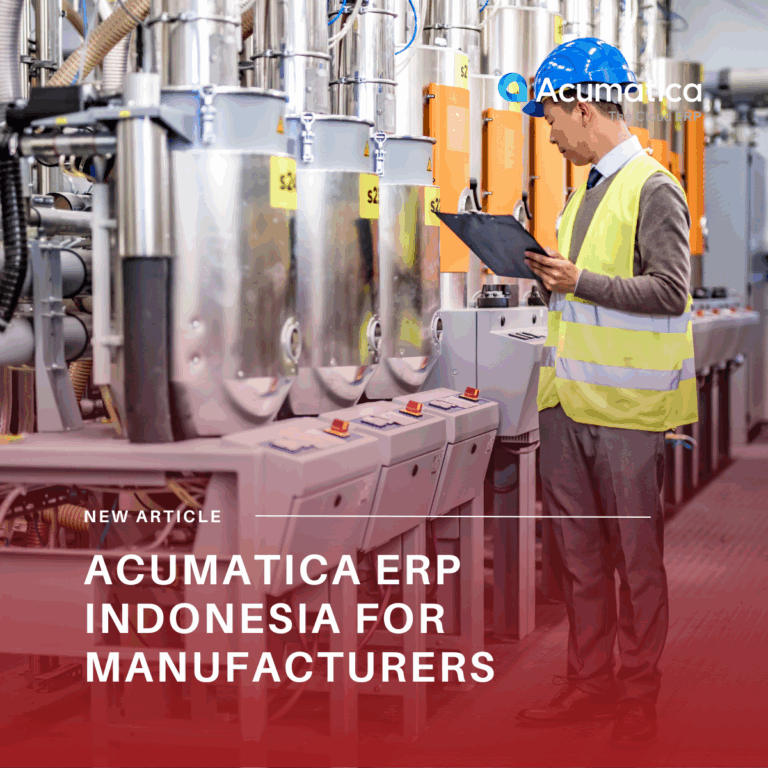 Acumatica ERP Manufacture