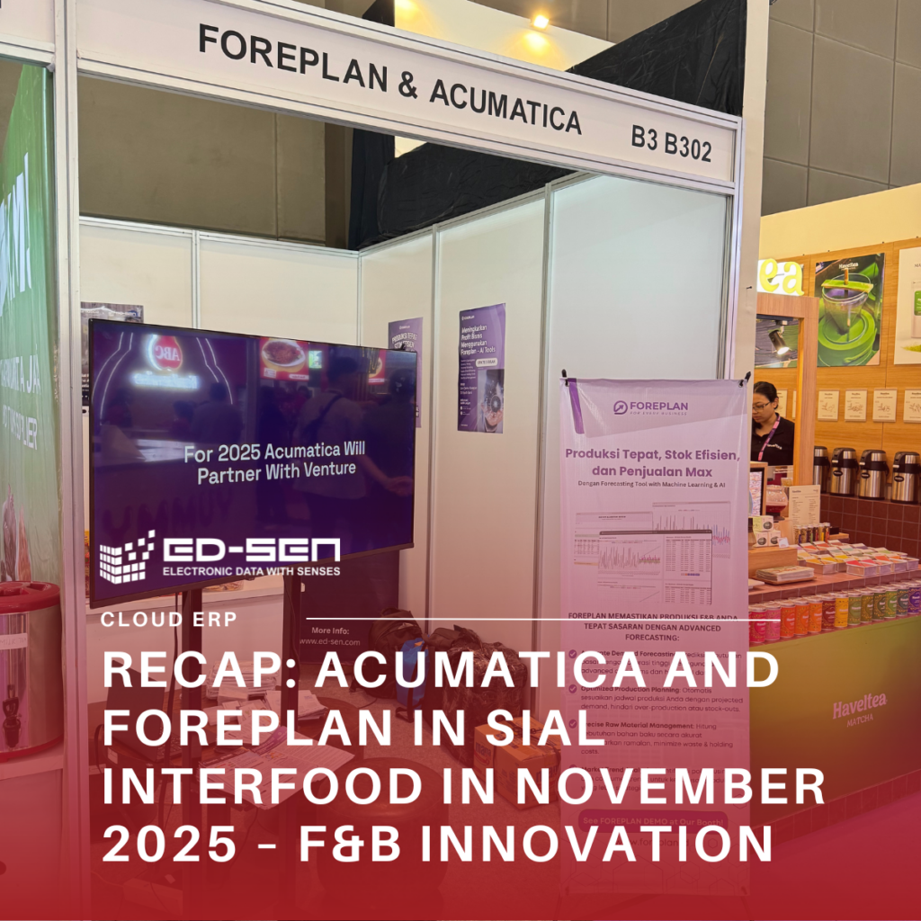 ecap: Acumatica and Foreplan in SIAL Interfood in November 2025 – F&B Innovation